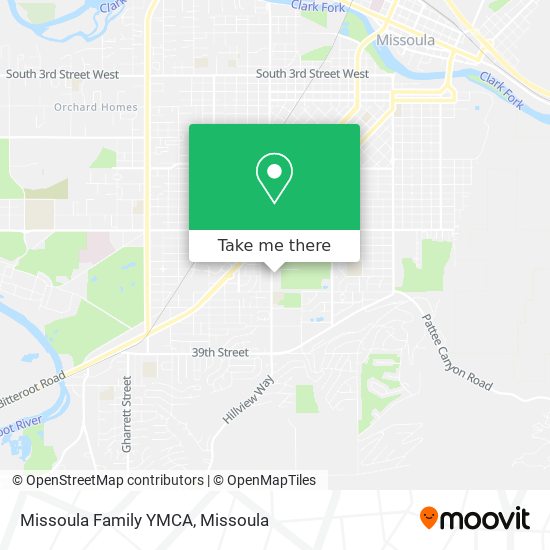 Missoula Family YMCA map