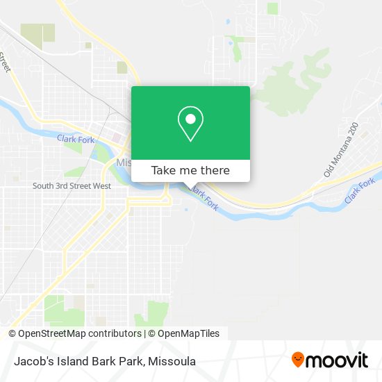 Jacob's Island Bark Park map