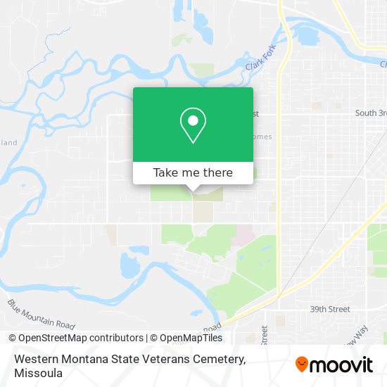 Western Montana State Veterans Cemetery map