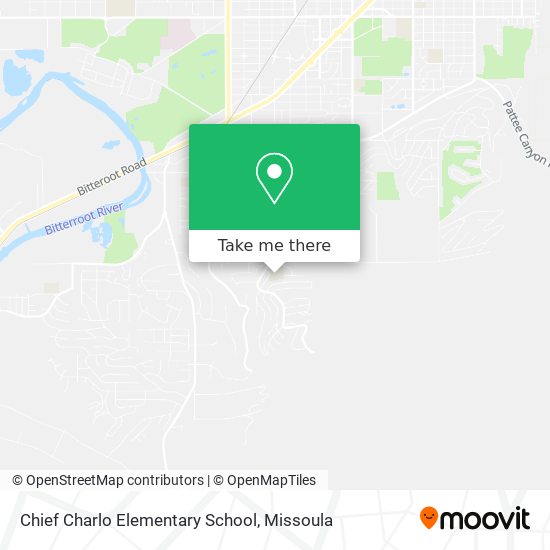 Chief Charlo Elementary School map