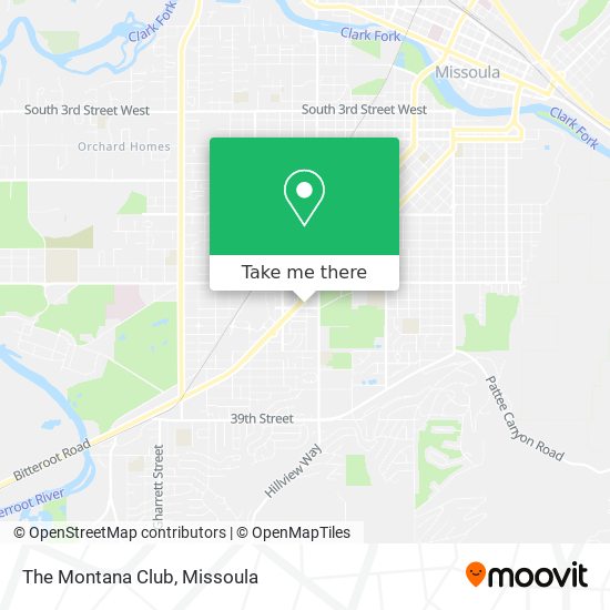 The Montana Club map