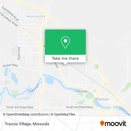 Travois Village map