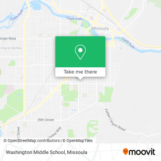 Washington Middle School map