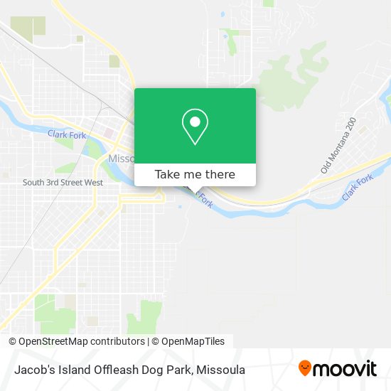 Jacob's Island Offleash Dog Park map