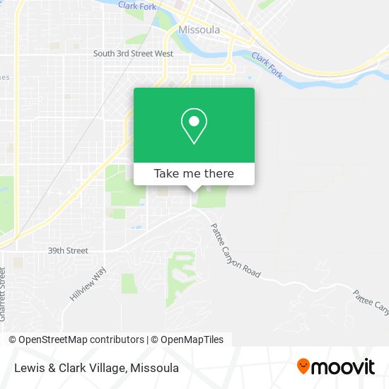 Mapa de Lewis & Clark Village