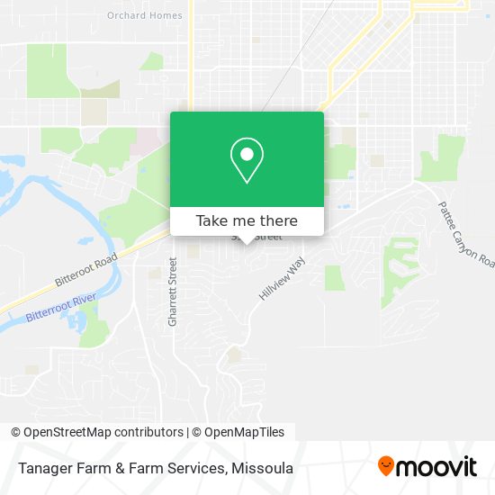 Mapa de Tanager Farm & Farm Services