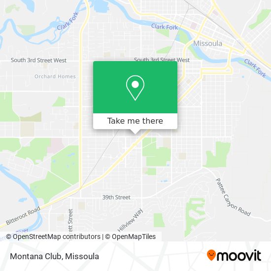 Montana Club map