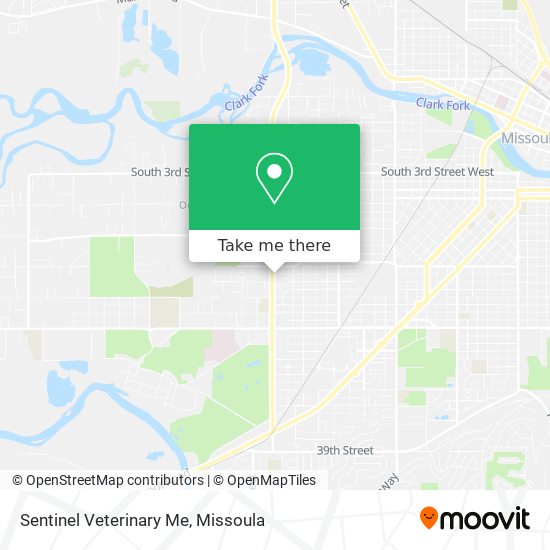 Sentinel Veterinary Me map