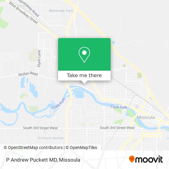 P Andrew Puckett MD map