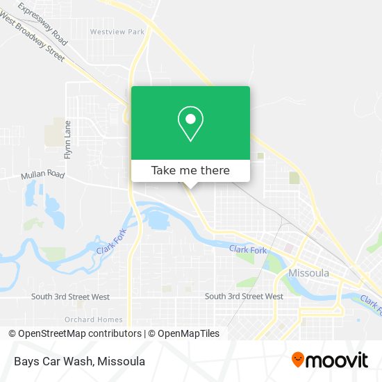 Mapa de Bays Car Wash