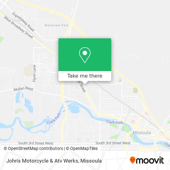 Mapa de John's Motorcycle & Atv Werks
