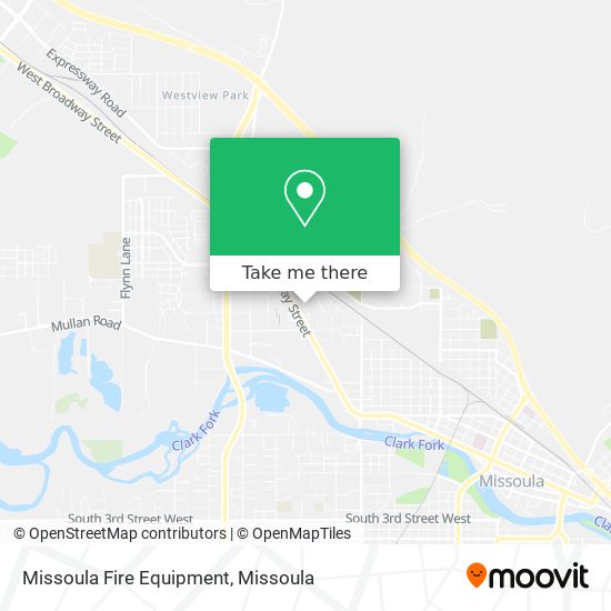 Missoula Fire Equipment map