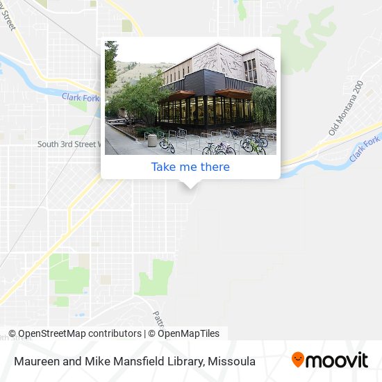 Maureen and Mike Mansfield Library map