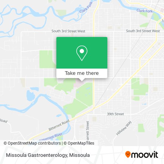 Missoula Gastroenterology map