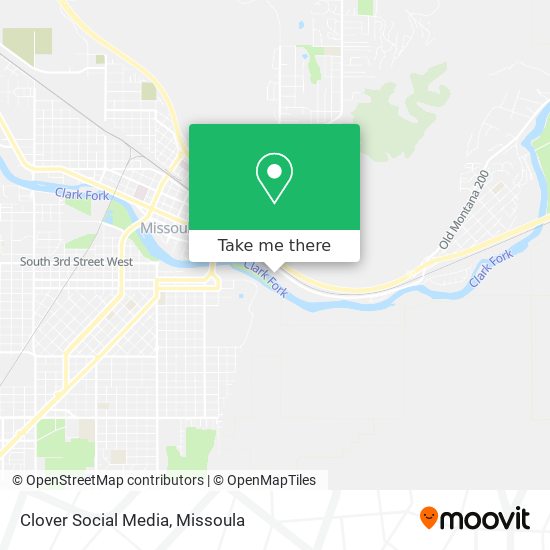 Clover Social Media map