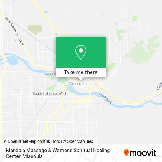 Mapa de Mandala Massage & Women's Spiritual Healing Center