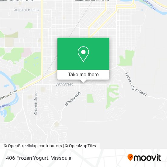 406 Frozen Yogurt map