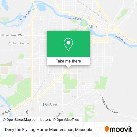 Deny the Fly Log Home Maintenance map
