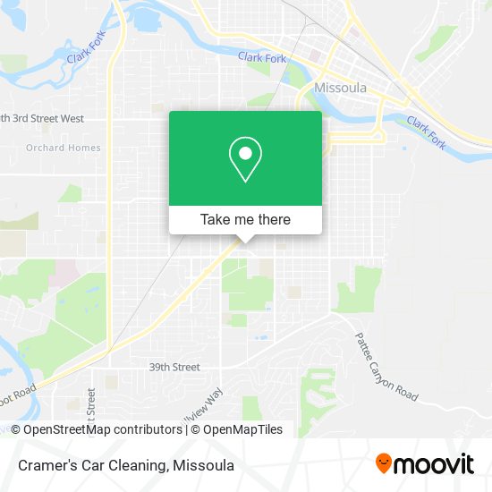 Cramer's Car Cleaning map