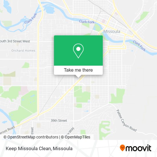 Keep Missoula Clean map