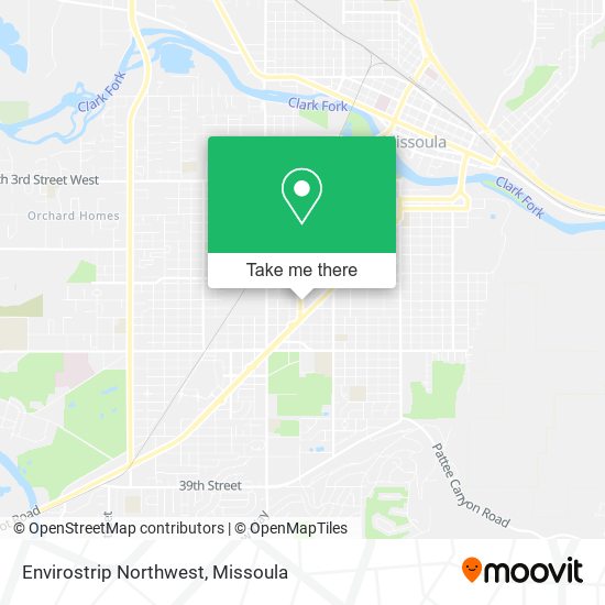 Envirostrip Northwest map
