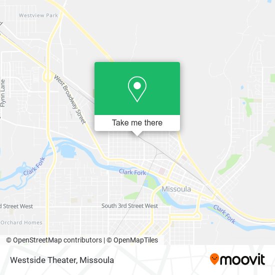 Westside Theater map