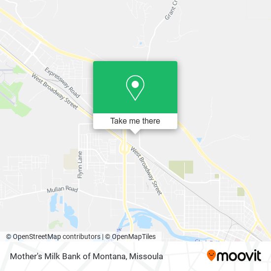 Mother's Milk Bank of Montana map