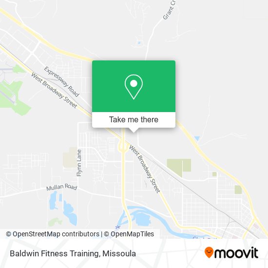 Baldwin Fitness Training map