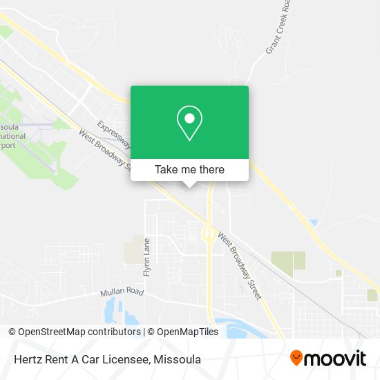 Hertz Rent A Car Licensee map