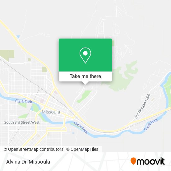 Alvina Dr map