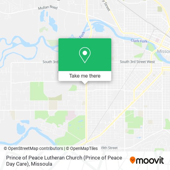 Prince of Peace Lutheran Church (Prince of Peace Day Care) map