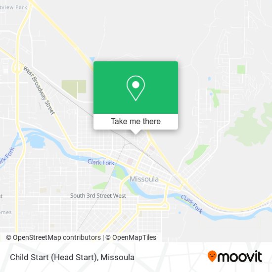 Child Start (Head Start) map