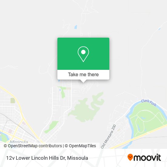 12v Lower Lincoln Hills Dr map