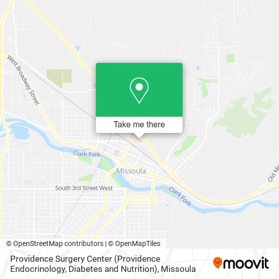 Providence Surgery Center (Providence Endocrinology, Diabetes and Nutrition) map