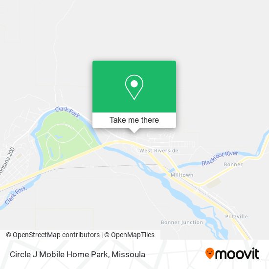 Circle J Mobile Home Park map