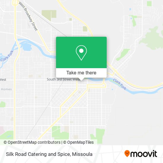 Silk Road Catering and Spice map