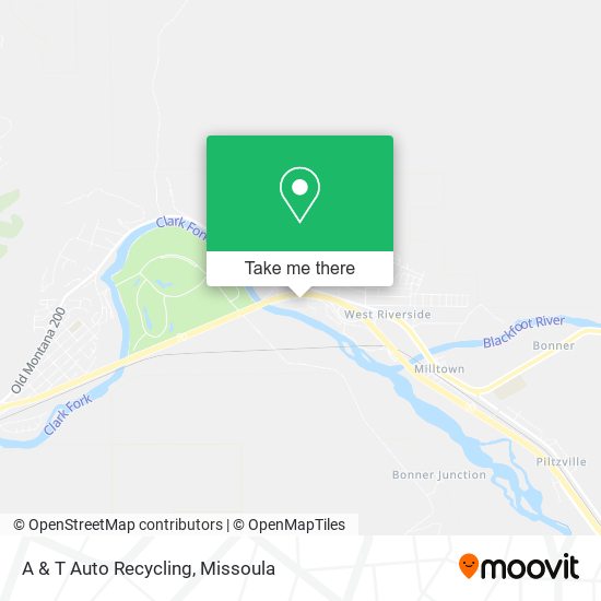 Mapa de A & T Auto Recycling