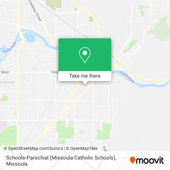 Schools-Parochial (Missoula Catholic Schools) map