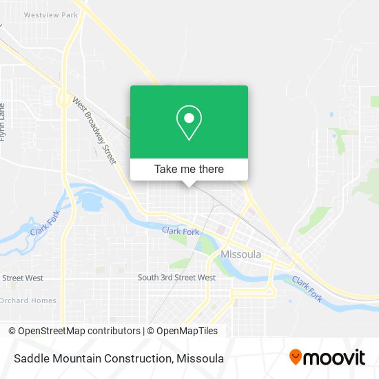 Saddle Mountain Construction map