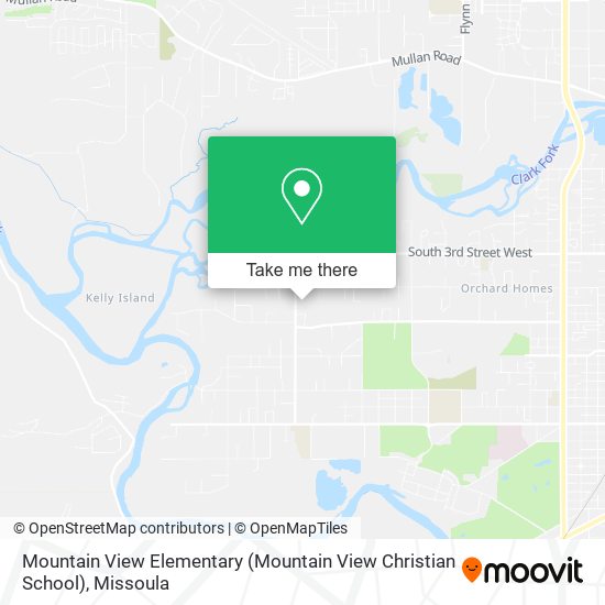 Mountain View Elementary (Mountain View Christian School) map