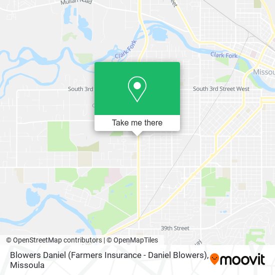 Mapa de Blowers Daniel (Farmers Insurance - Daniel Blowers)