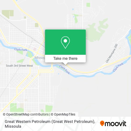 Mapa de Great Western Petroleum (Great West Petroleum)