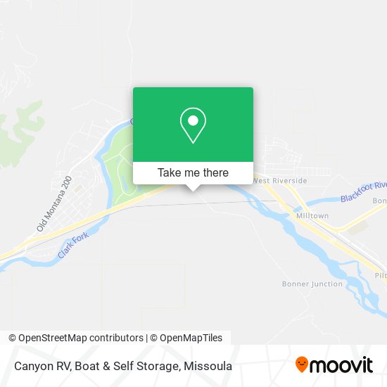 Canyon RV, Boat & Self Storage map