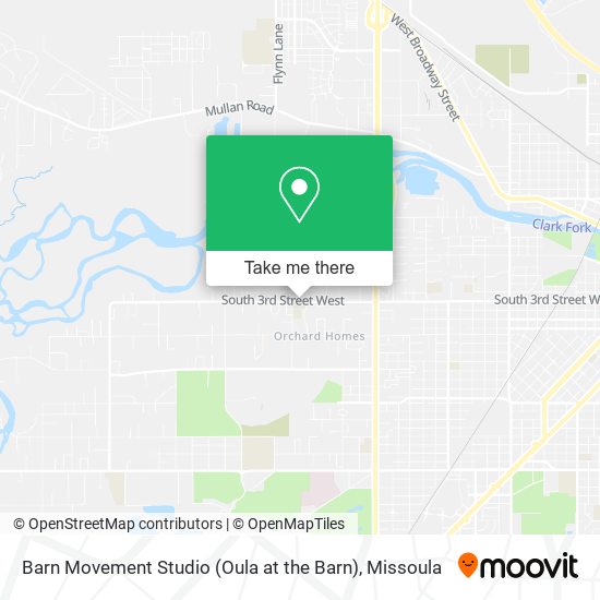 Barn Movement Studio (Oula at the Barn) map