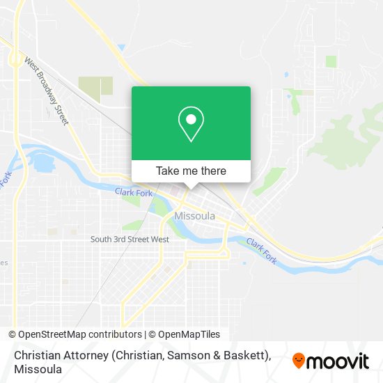 Christian Attorney (Christian, Samson & Baskett) map