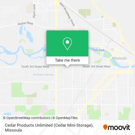 Cedar Products Unlimited (Cedar Mini-Storage) map