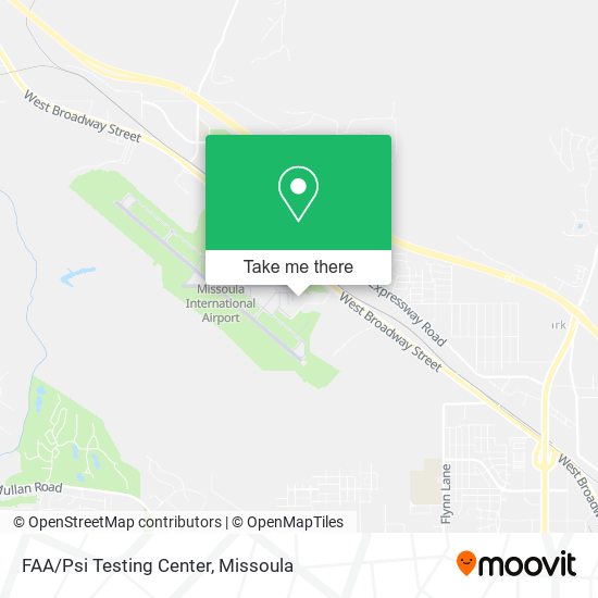 FAA/Psi Testing Center map