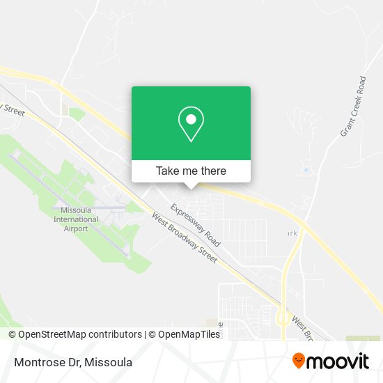 Montrose Dr map