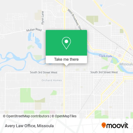 Avery Law Office map