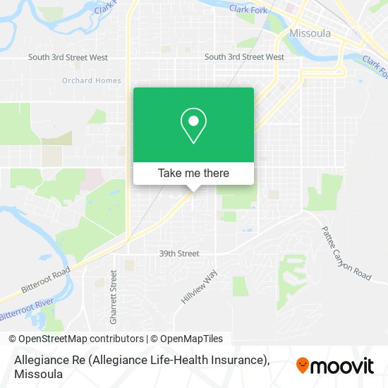 Mapa de Allegiance Re (Allegiance Life-Health Insurance)